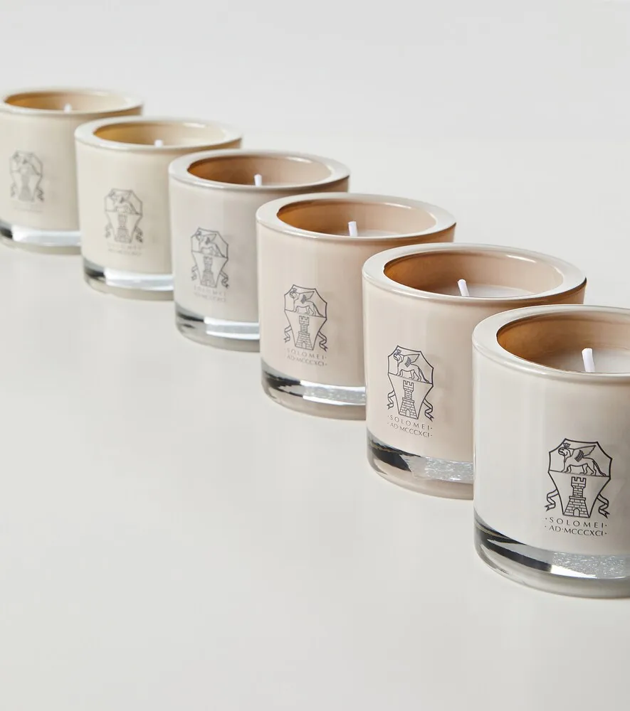 Set of 6 Logo Candles - Paraffin Wax, Glass by Mytheresa, image 3