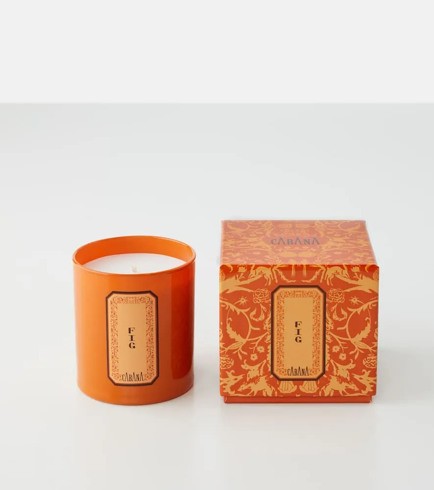 Fig Scented Candle - Orange image