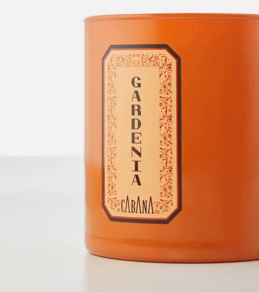 Gardenia Scented Candle - Orange