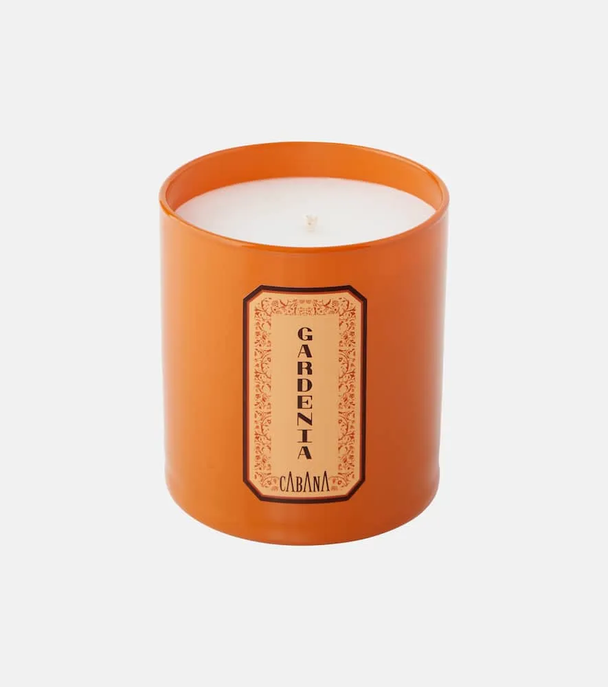 Gardenia Scented Candle - Orange