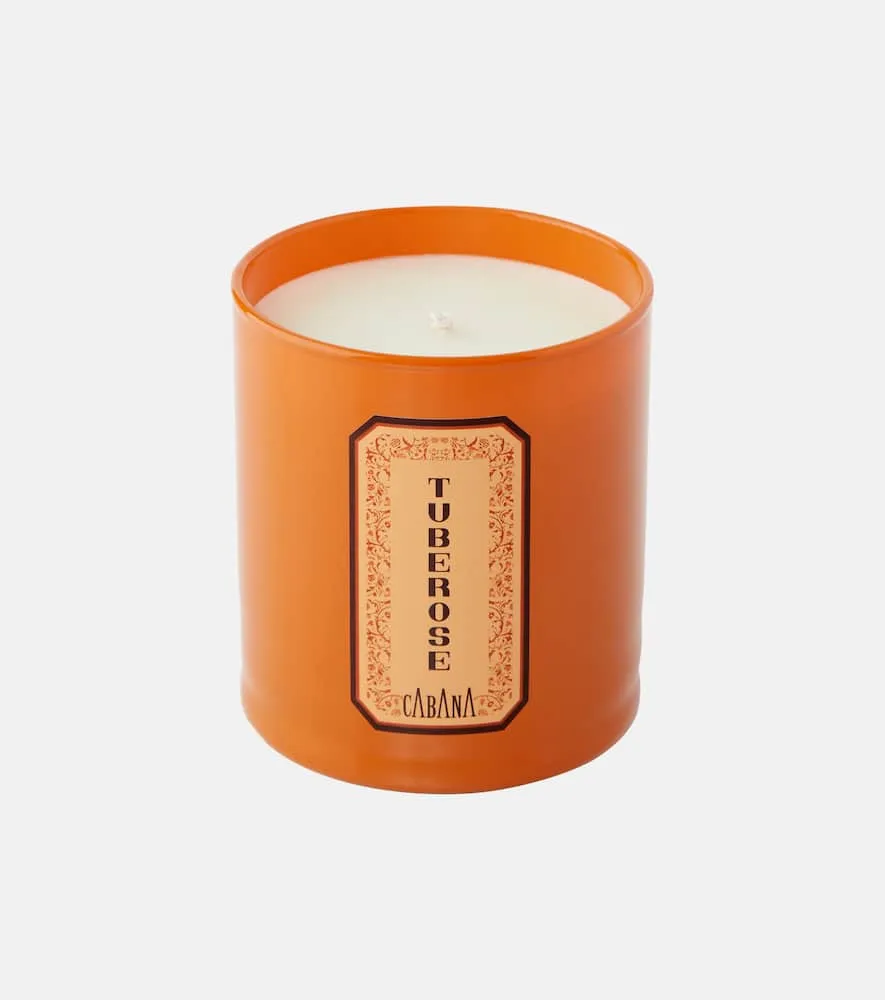 Tuberose Scented Candle - Orange