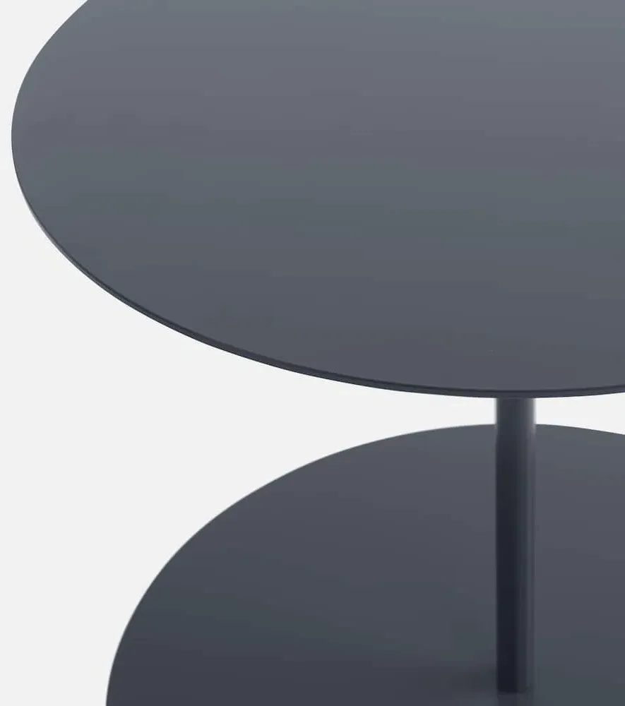 Cappellini Gong Table - Gray, Metal