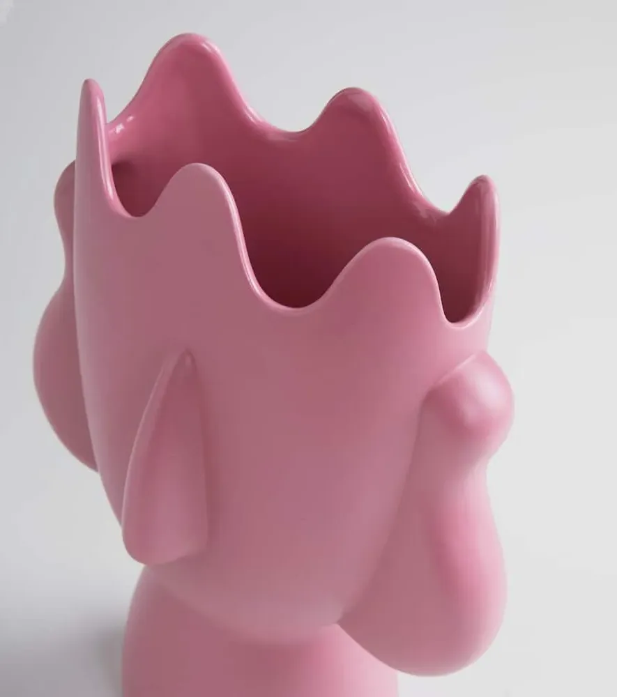 Diavoletto Vase - Pink, Ceramic