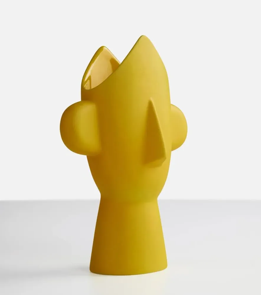 Diavoletto Vase - Yellow, Ceramic