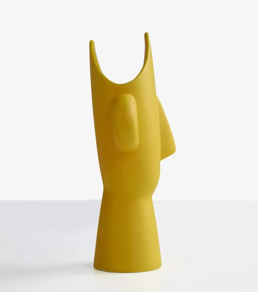 Diavoletto Vase - Yellow, Ceramic