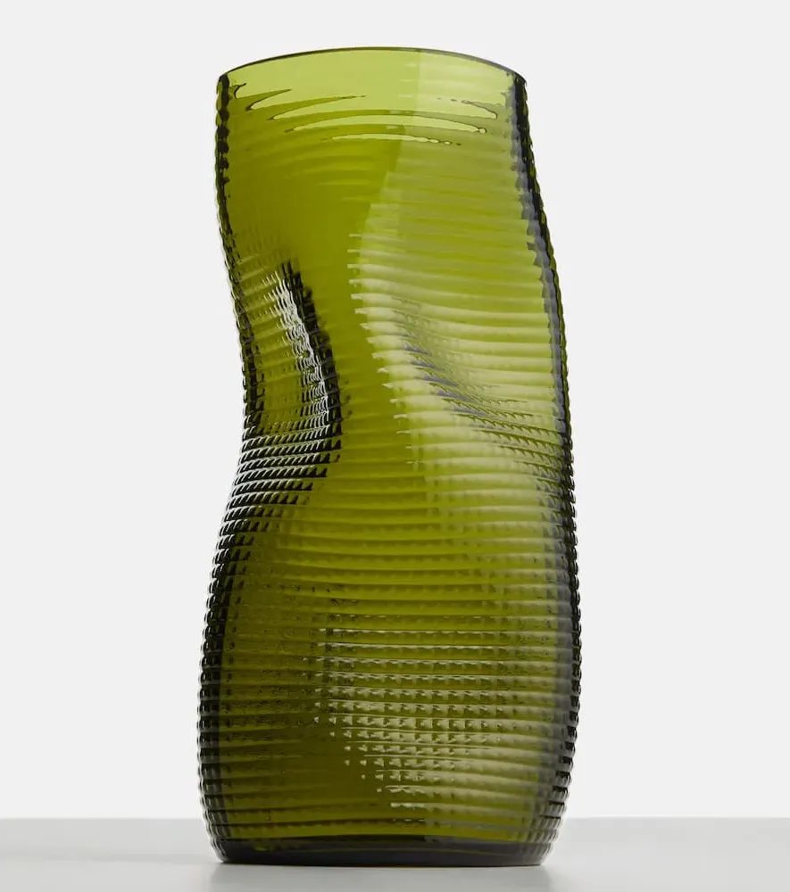 Bo Maki Coral Glass Vase - Green