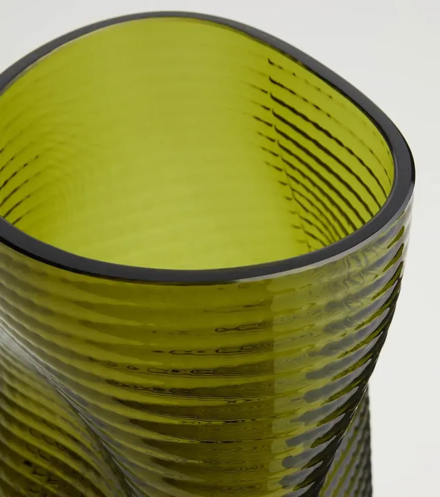 Bo Maki Coral Glass Vase - Green