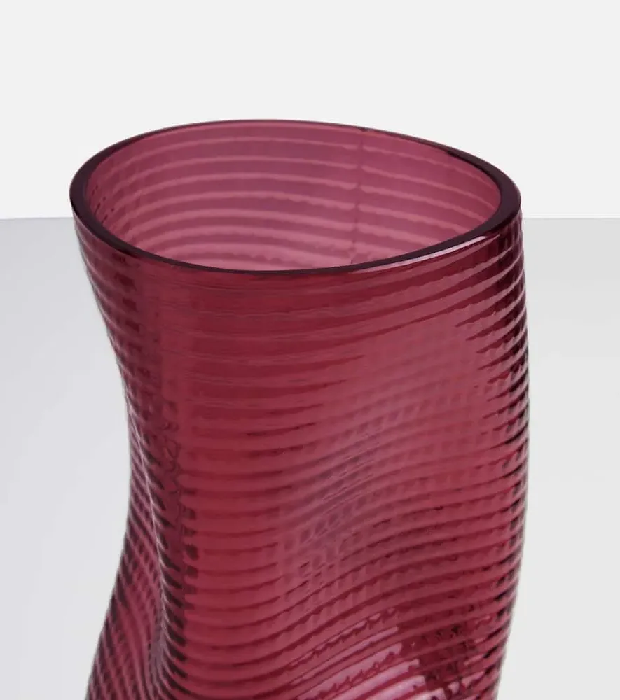 Bo Maki Coral Glass Vase - Purple