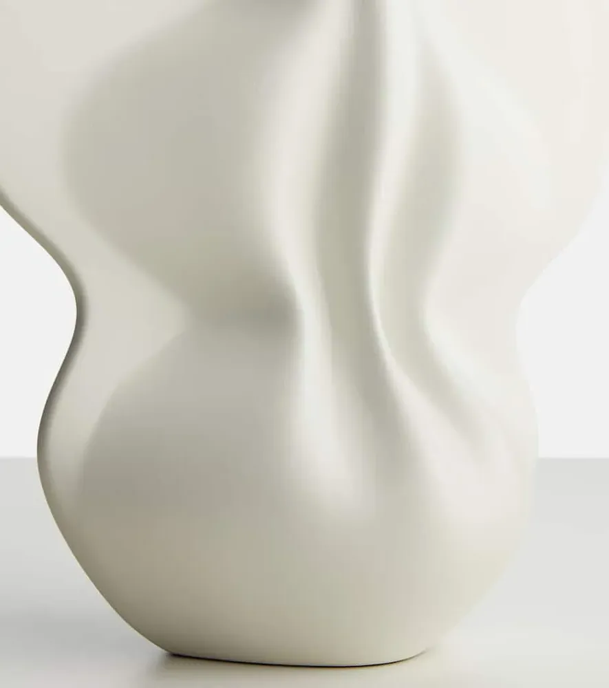 Brolic Ceramic Vase by Bradley L. Bowers - White image