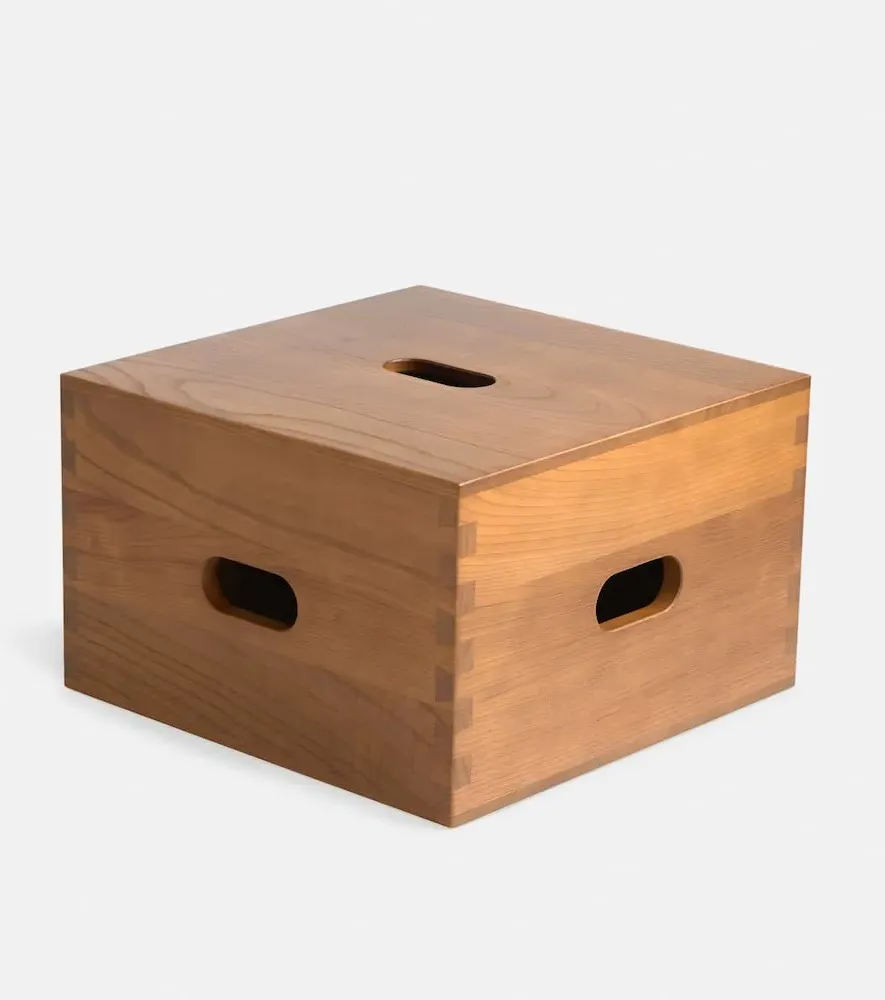 LC14 Cabanon Stool by Le Corbusier - Brown, Chestnut