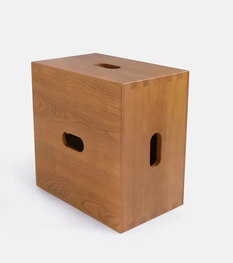 LC14 Cabanon Stool by Le Corbusier - Brown, Chestnut