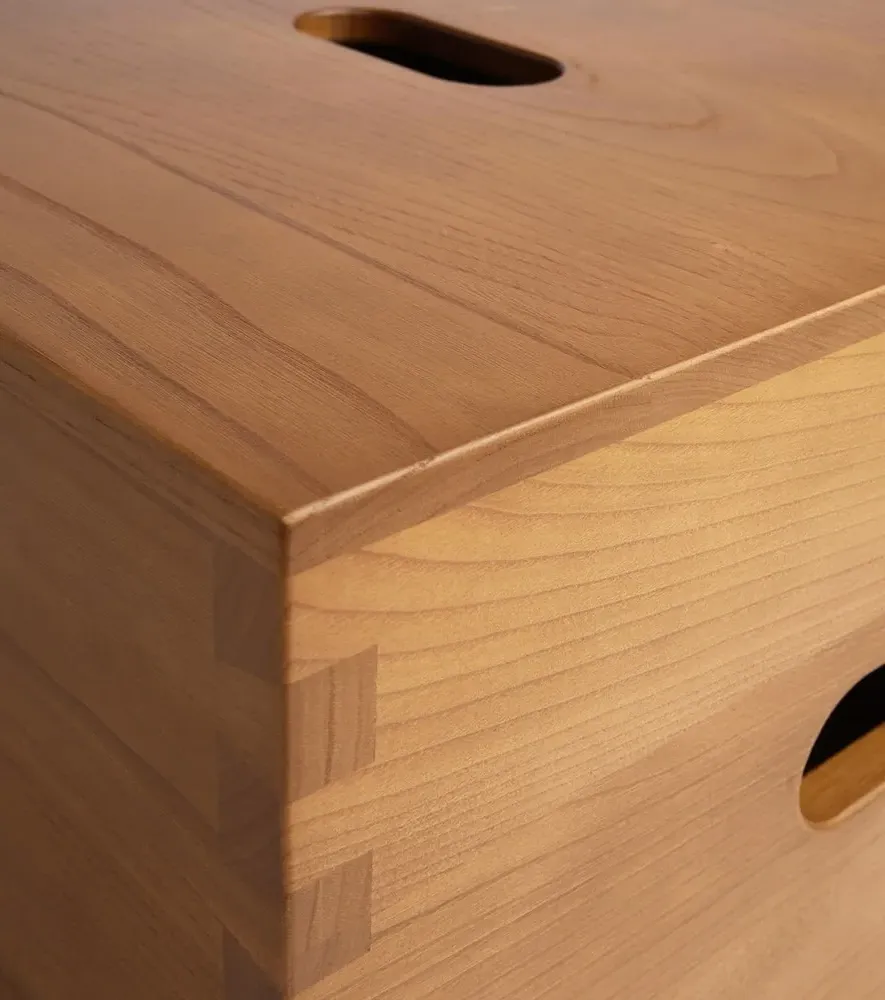 LC14 Cabanon Stool by Le Corbusier - Brown, Chestnut