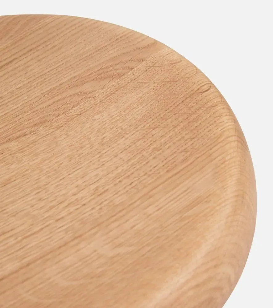 Meribel Stool - Beige, Oak