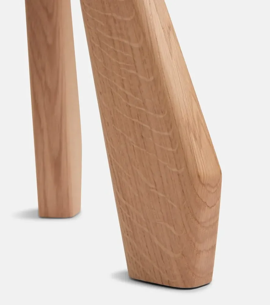 Meribel Stool - Beige, Oak