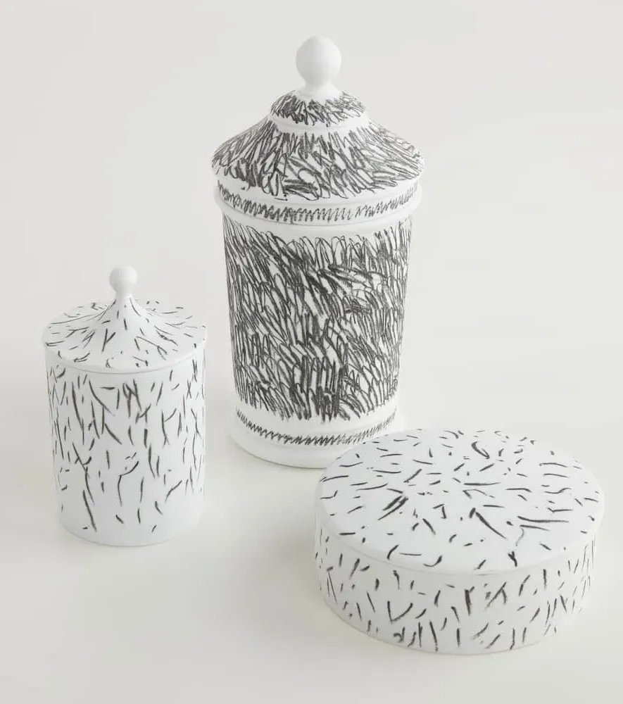 Post Scriptum Container by Formafantasma - Black, Porcelain image