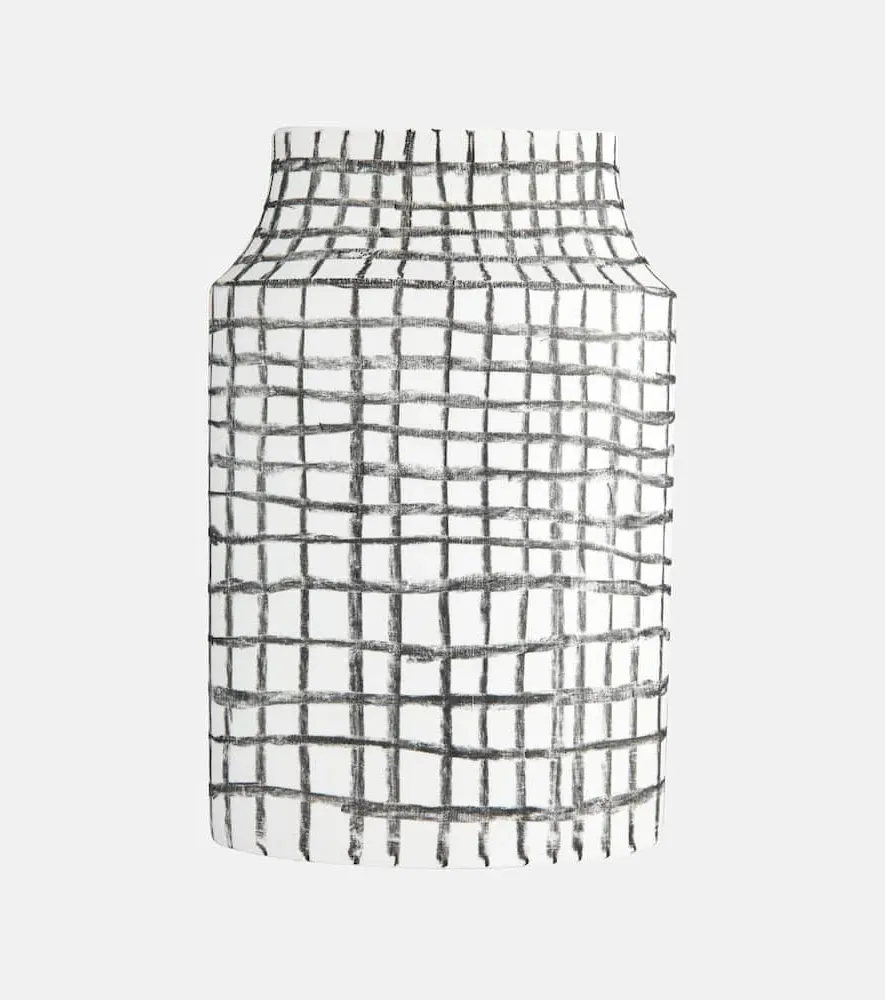 Post Scriptum Round Vase by Formafantasma - White, Porcelain