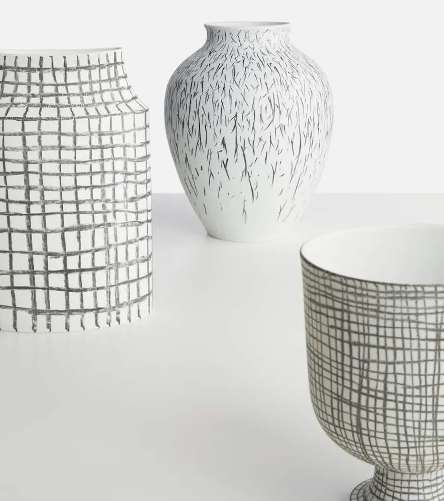 Post Scriptum Round Vase by Formafantasma - White, Porcelain