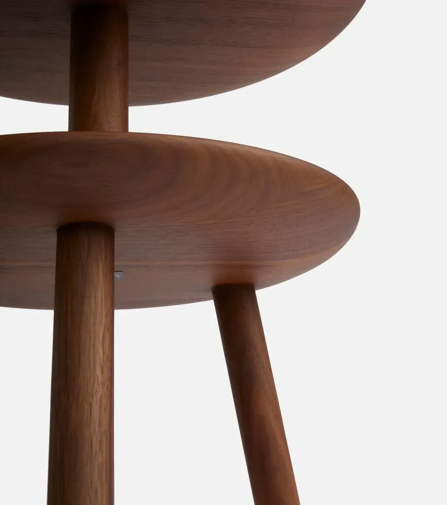 Reaction Poetique Side Table - Brown, Walnut