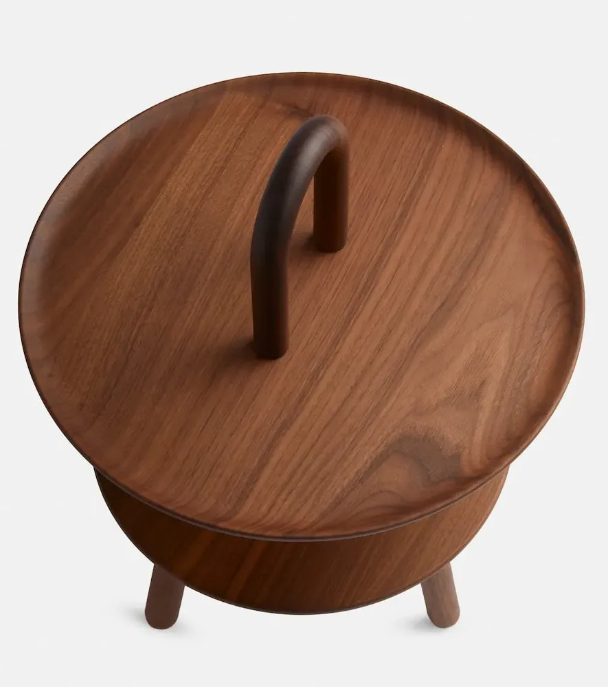 Reaction Poetique Side Table - Brown, Walnut image