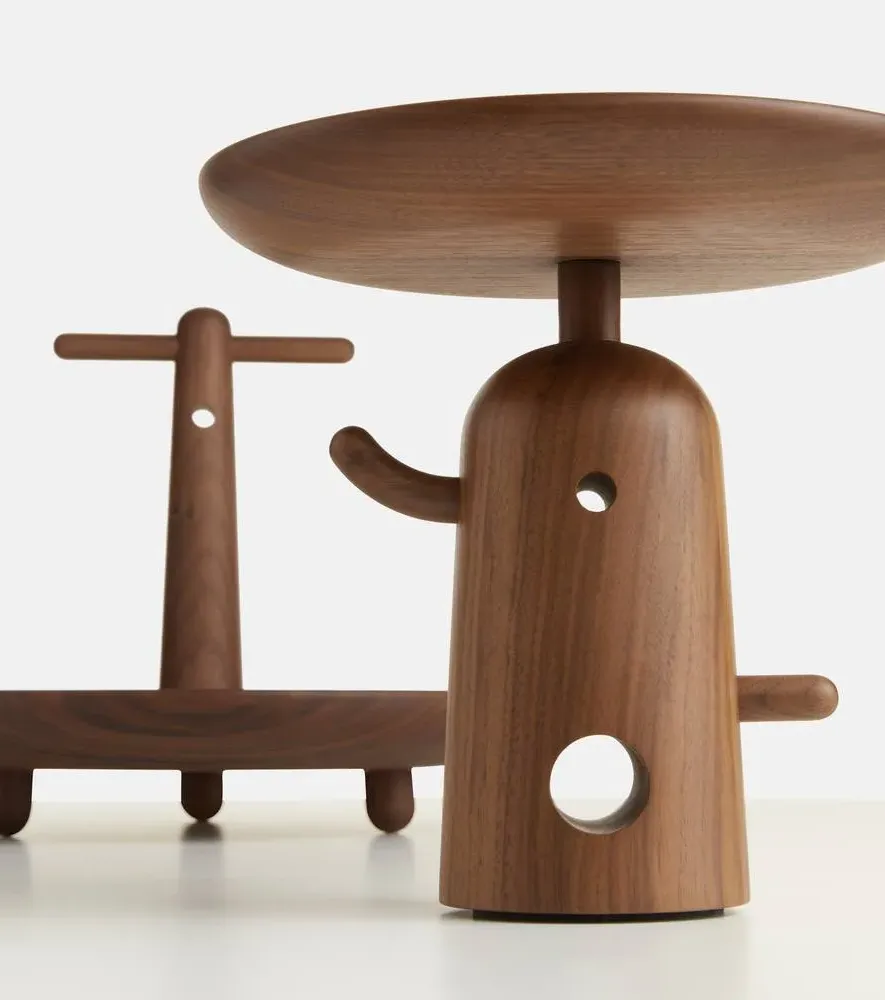 Reaction Poetique Tall Centerpiece by Jaime Hayon - Walnut