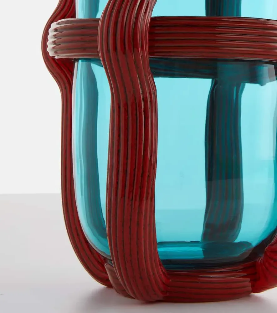 Sestiere Tall Vase by Patricia Urquiola - Carrot Red, Murano Glass image