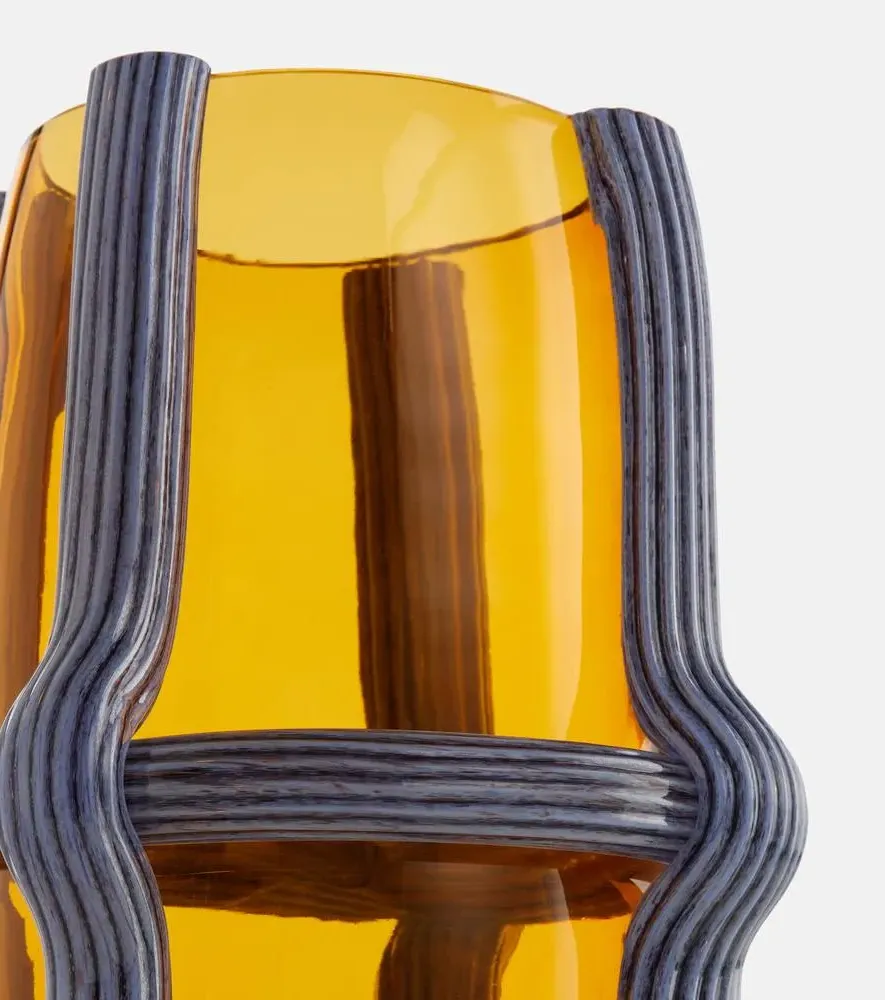 Sestiere Tall Vase by Patricia Urquiola - Orange, Murano Glass