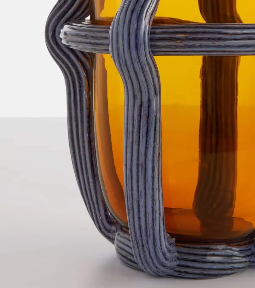 Sestiere Tall Vase by Patricia Urquiola - Orange, Murano Glass