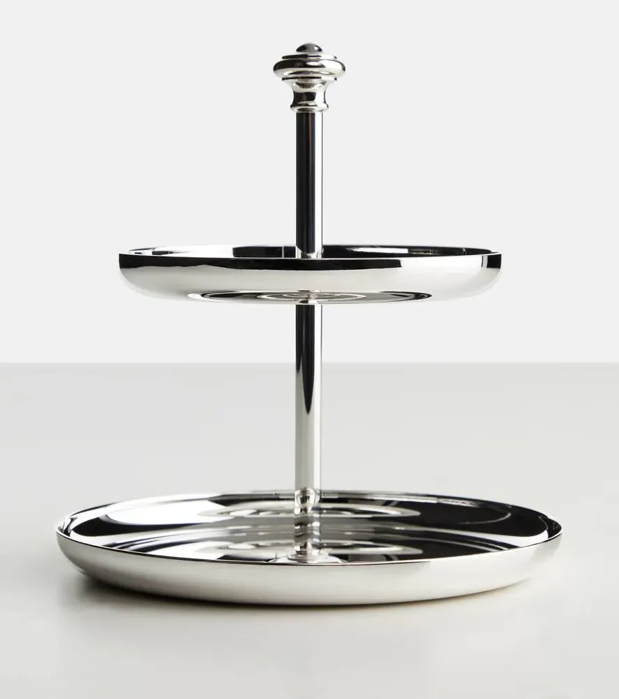 Albi Cake Stand - Silver, Silver-Plated Brass image