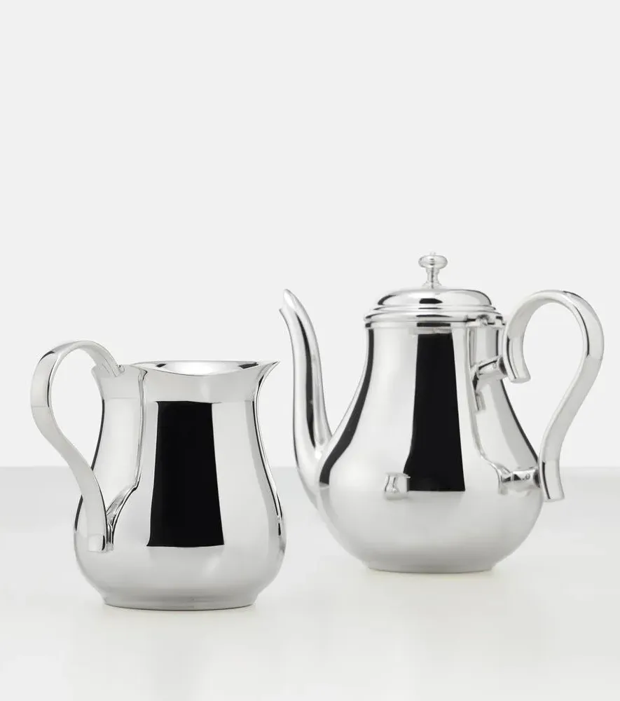 Albi Teapot - Silver, Silver-Plated Brass