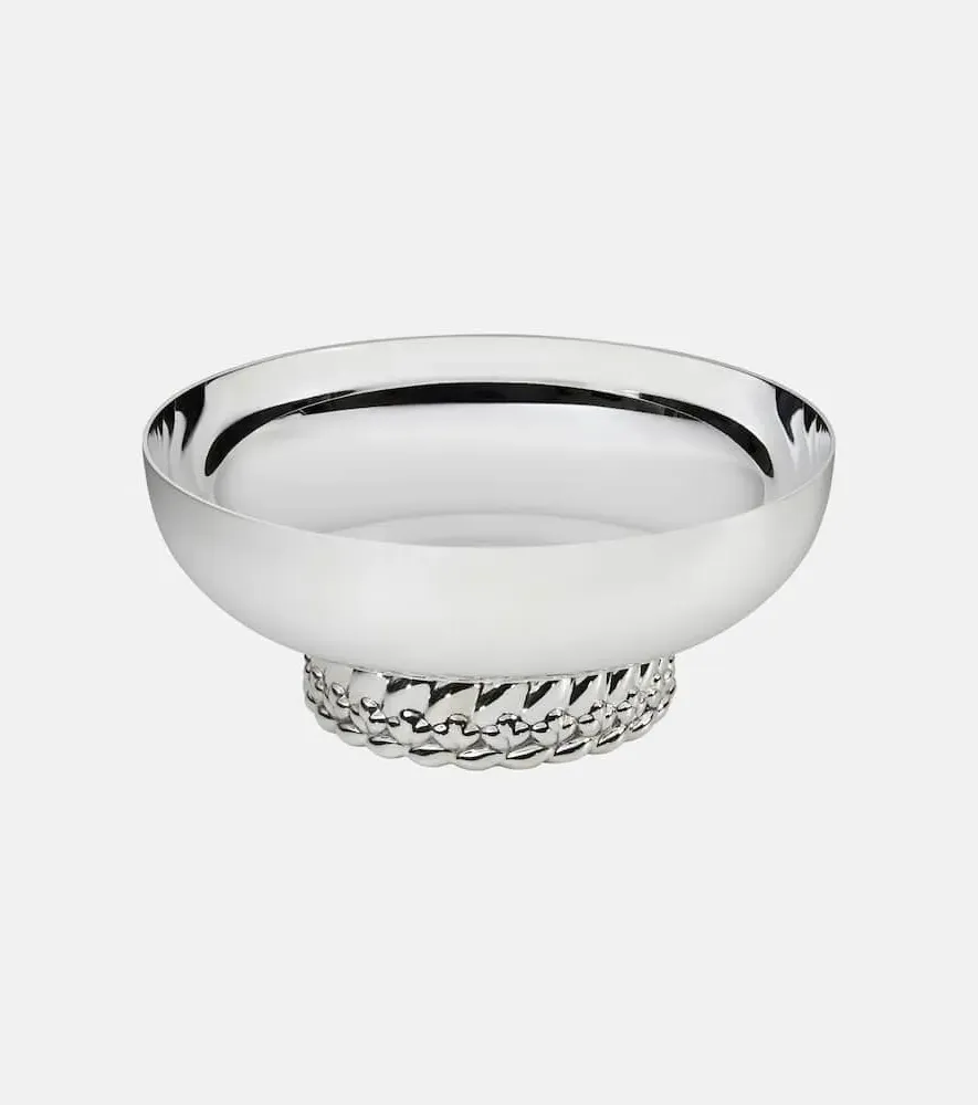 Babylone Large Bowl - Silver, Silver-Plated Brass