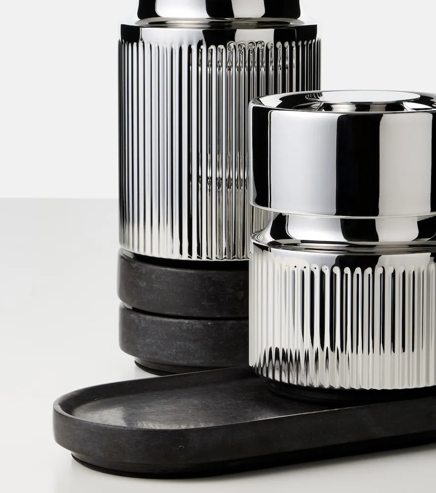 Club 30 5-Piece Bar Set - Stainless Steel, Natural Stone by Mytheresa, image 4