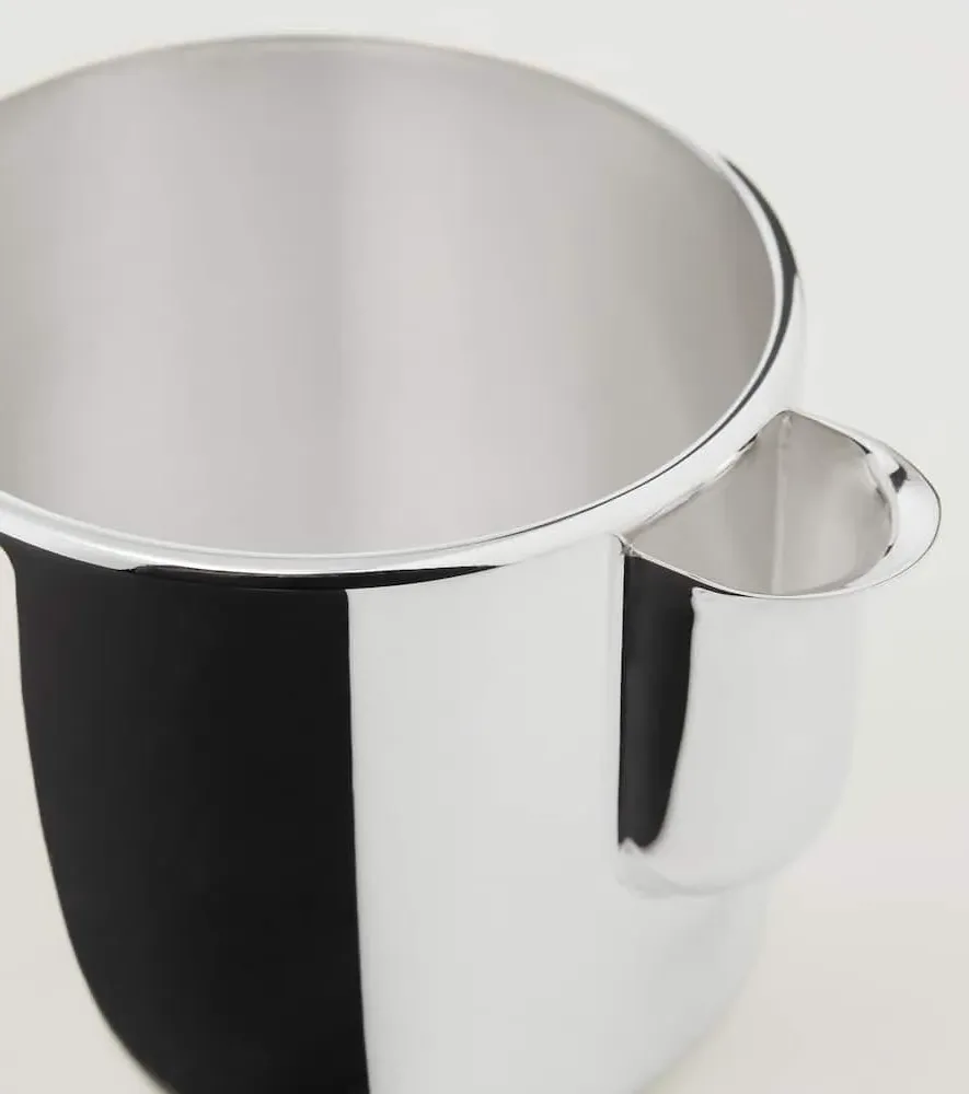 Vertigo Cream Pitcher by Andrée Putman - Silver