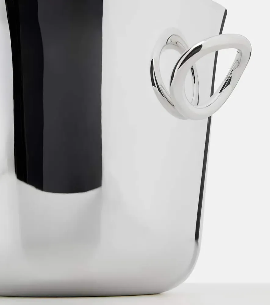 Vertigo Ice Bucket by Andrée Putman - Silver