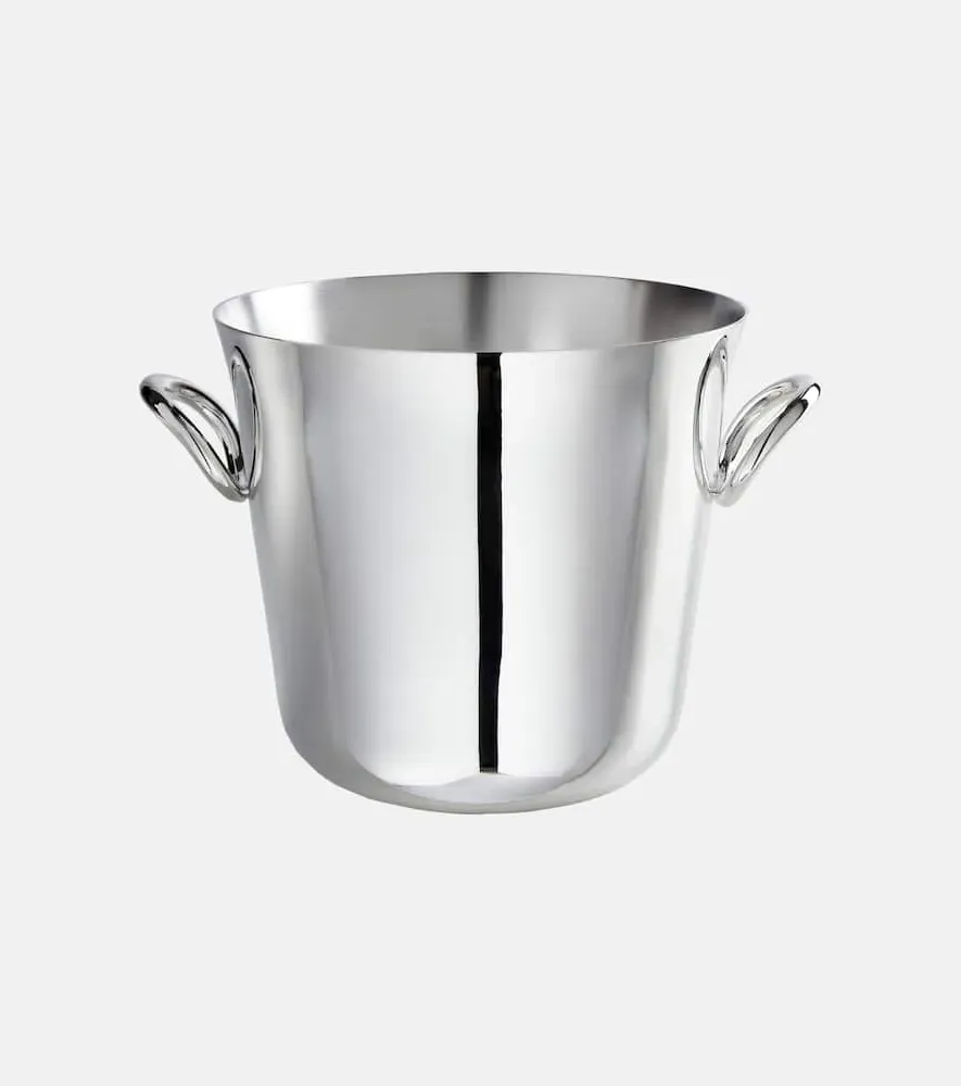 Vertigo Ice Bucket by Andrée Putman - Silver