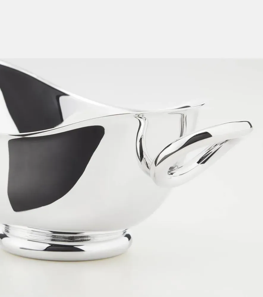 Vertigo Medium Gravy Boat - Silver