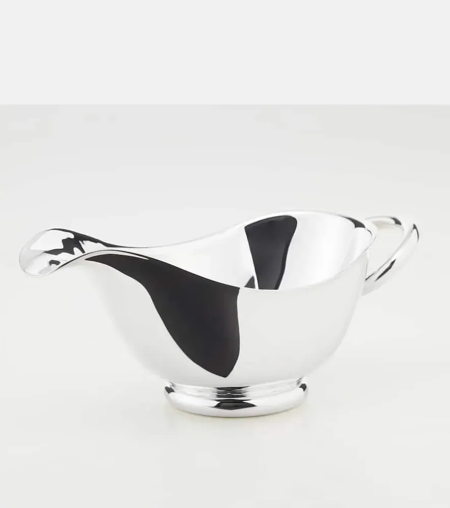 Vertigo Medium Gravy Boat - Silver image