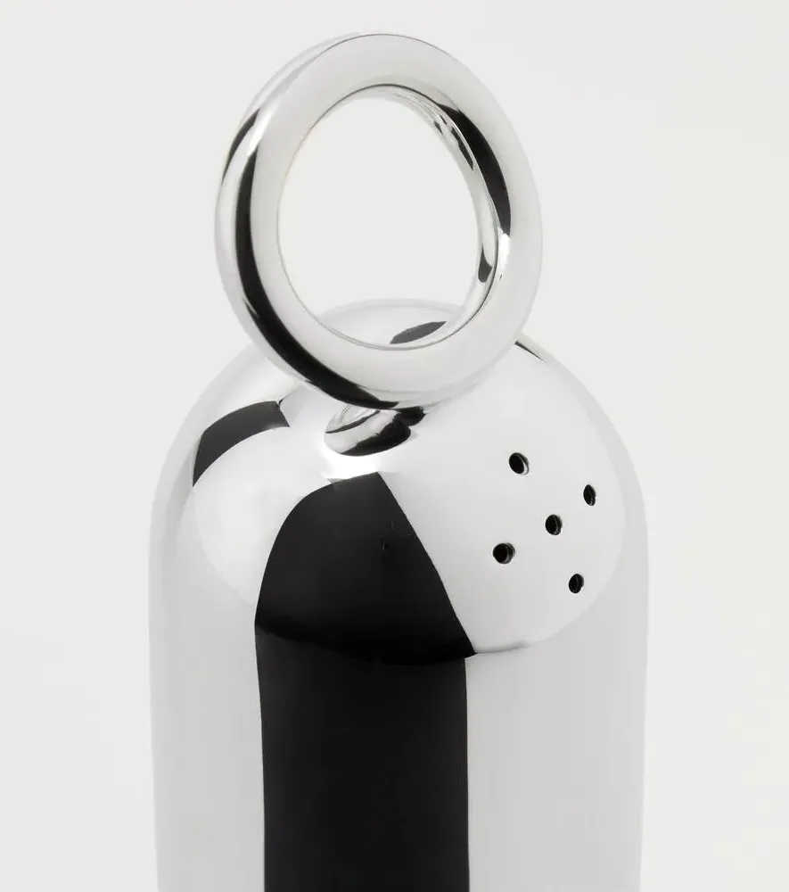 Vertigo Salt and Pepper Shakers by Andrée Putman - Silver
