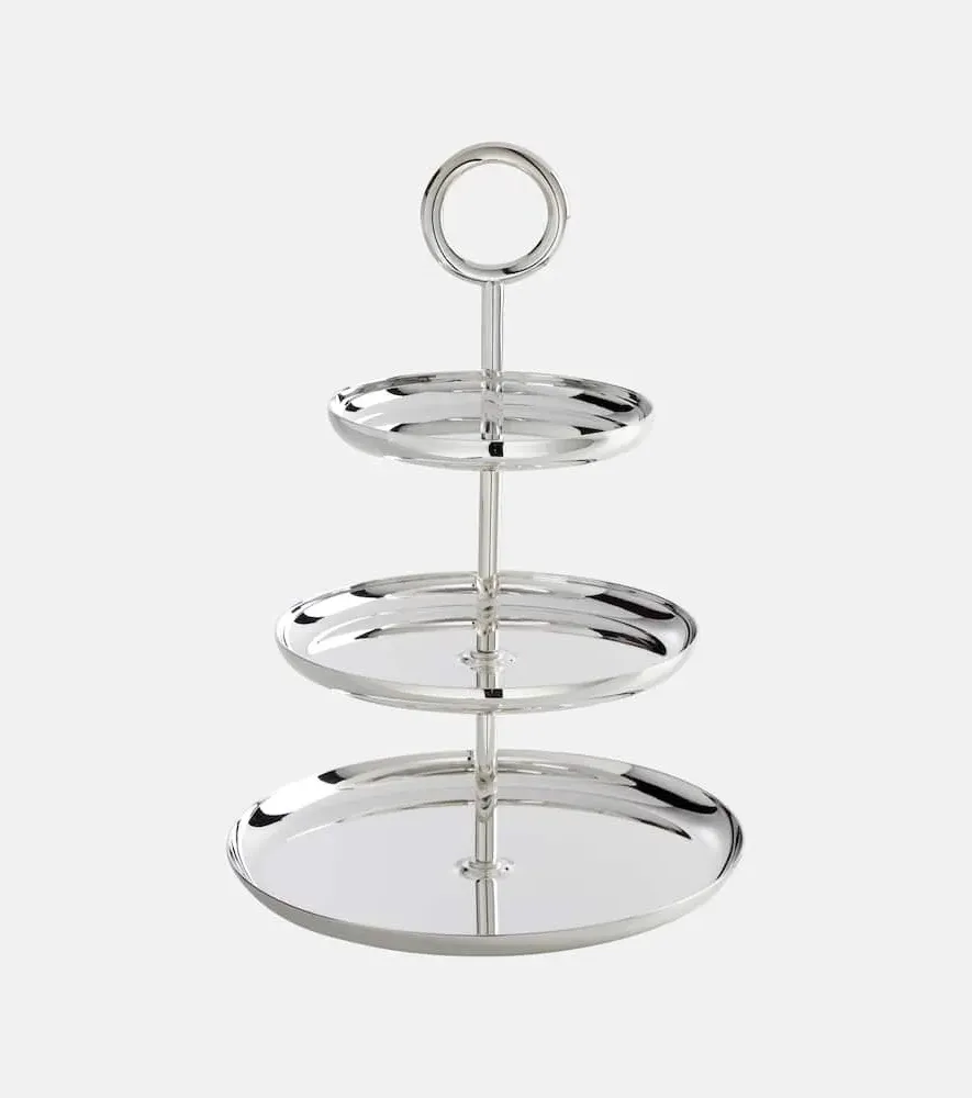 Vertigo Serving Stand by Andrée Putman - Silver