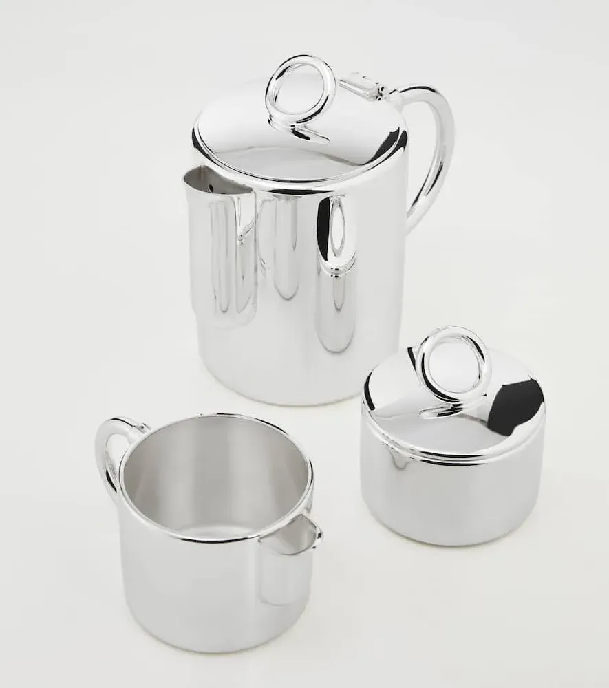 Vertigo Teapot by Andrée Putman - Silver