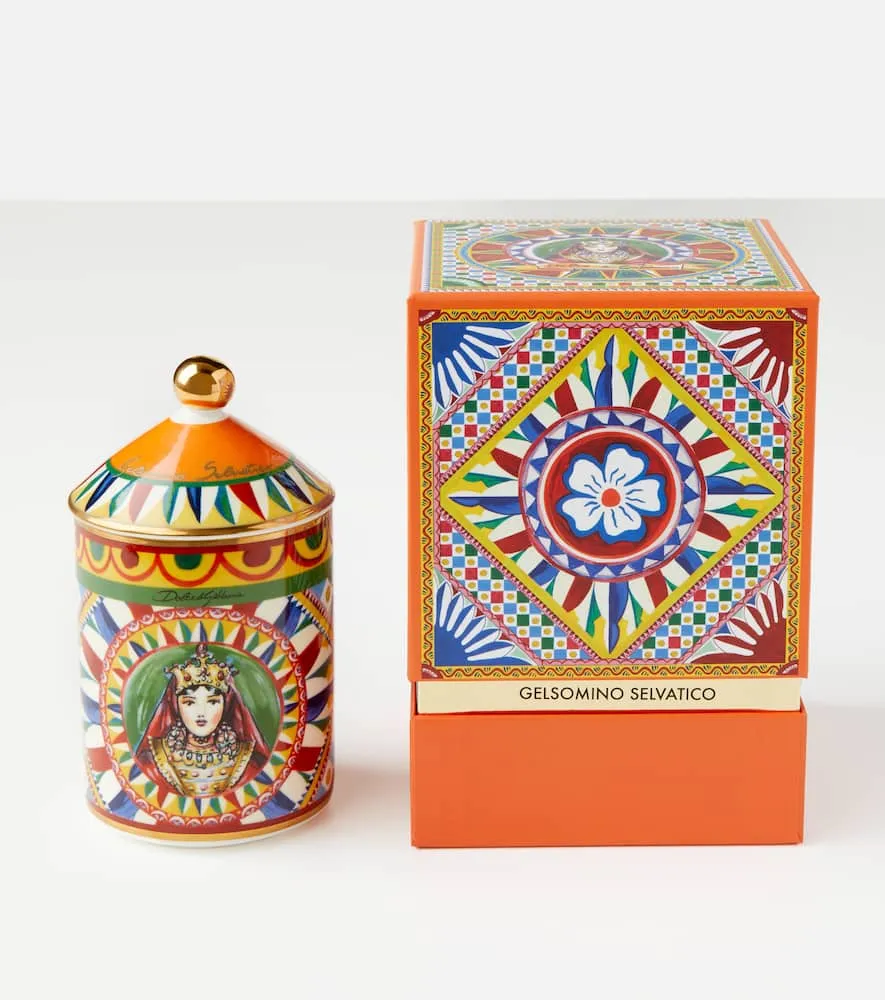 Carretto Scented Candle - Regina Carretto, Wax Porcelain