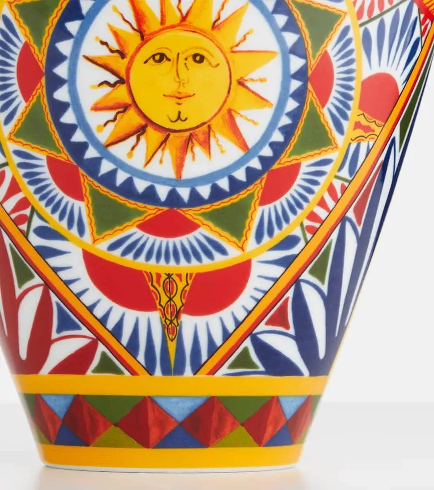 Carretto Small Porcelain Vase - Multicolor