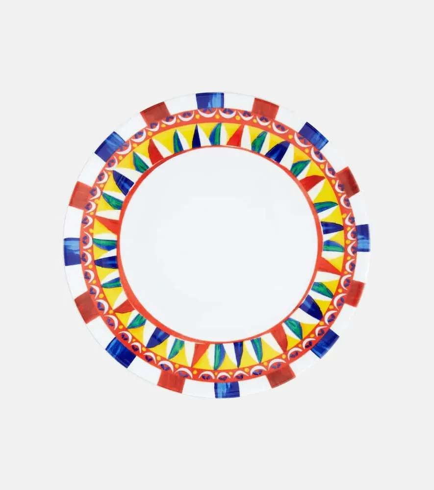 Porcelain Charger Plate - Multicolor