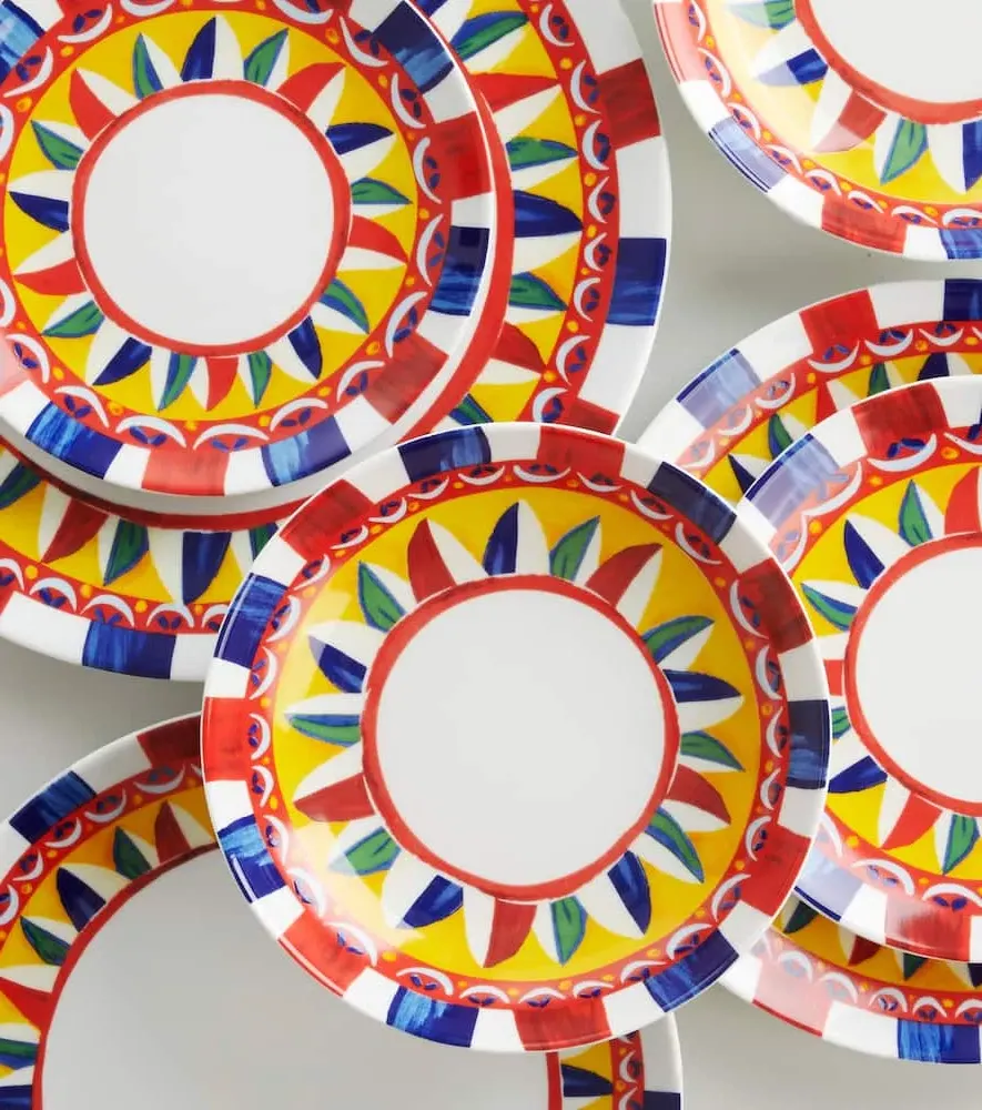 Porcelain Charger Plate - Multicolor image