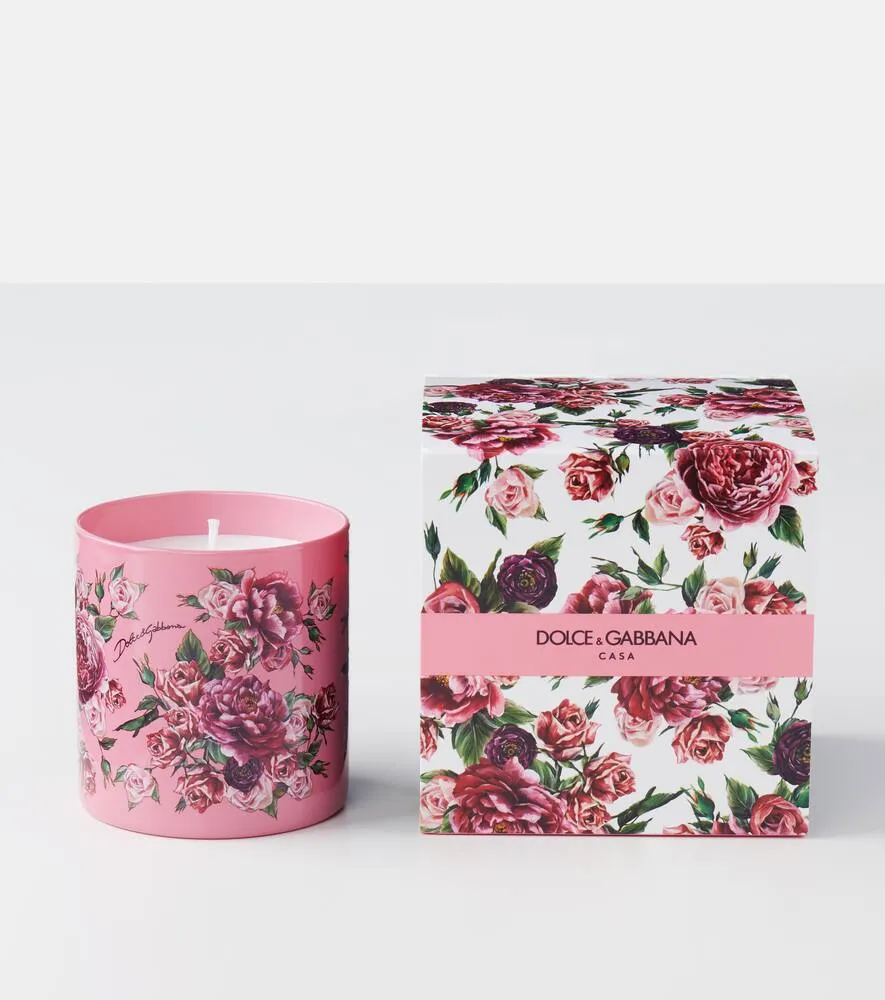 Rosa Moschata Scented Candle - Wax, Glass