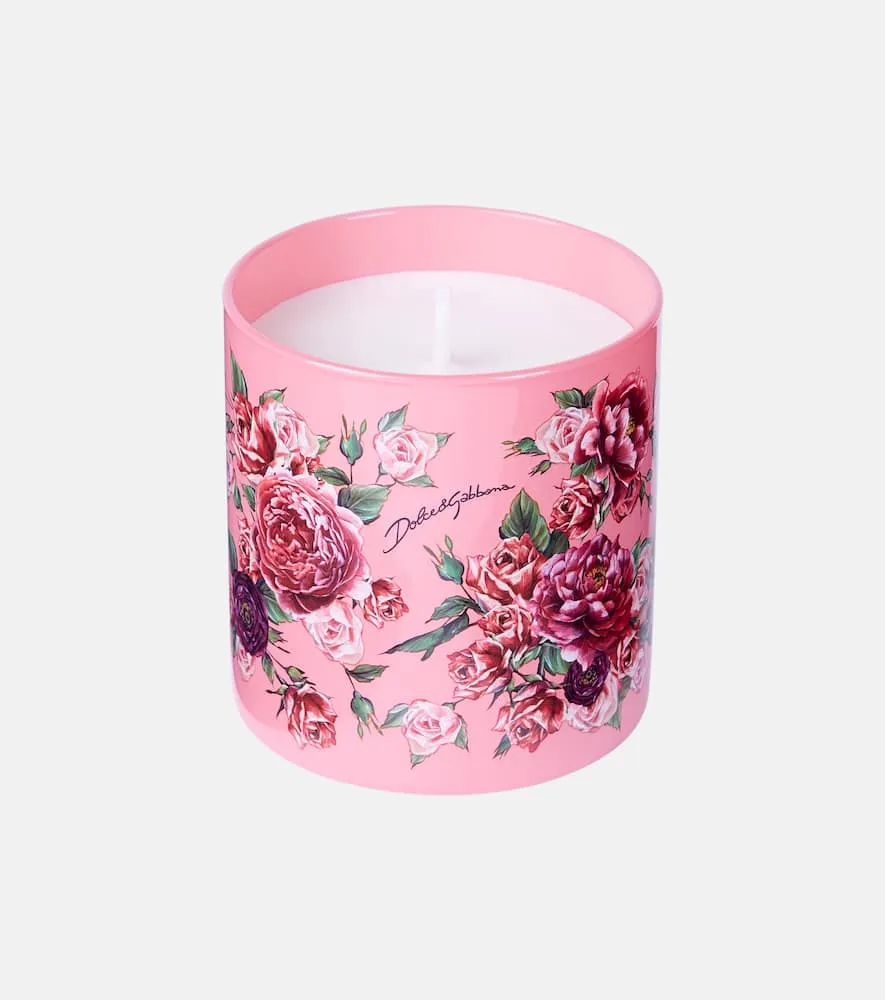 Rosa Moschata Scented Candle - Wax, Glass