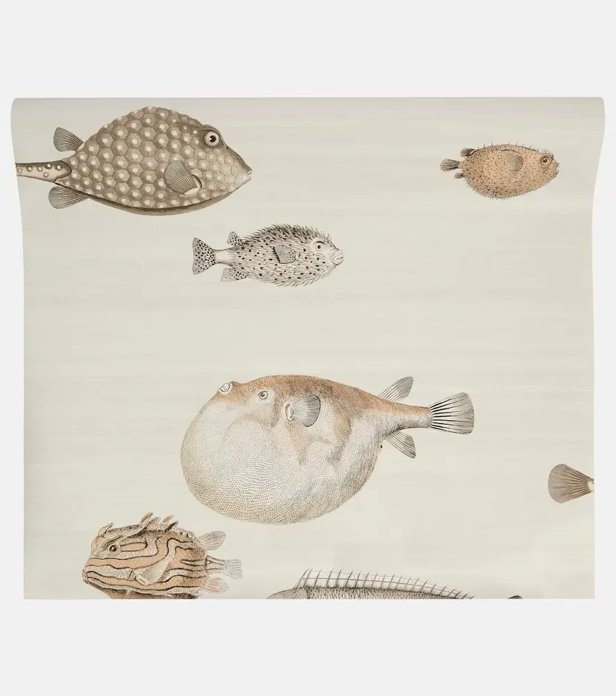 Cole & Son Acquario Printed Wallpaper - Beige, Paper by Mytheresa