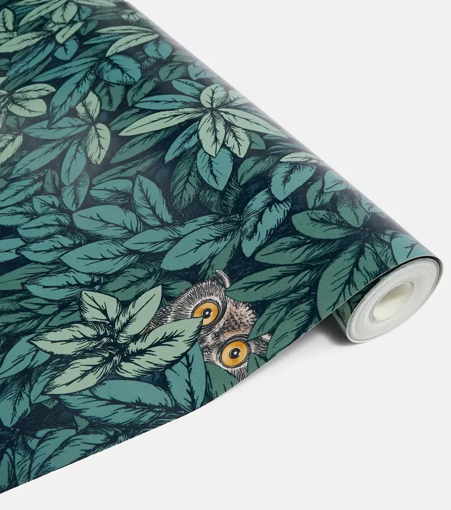 Cole & Son Foglie e Civette Wallpaper - Paper by Mytheresa, image 3