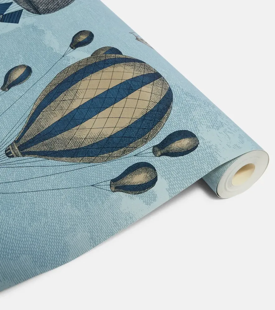 Cole & Son Macchine Volanti Wallpaper - Blue, Paper by Mytheresa, alternate view
