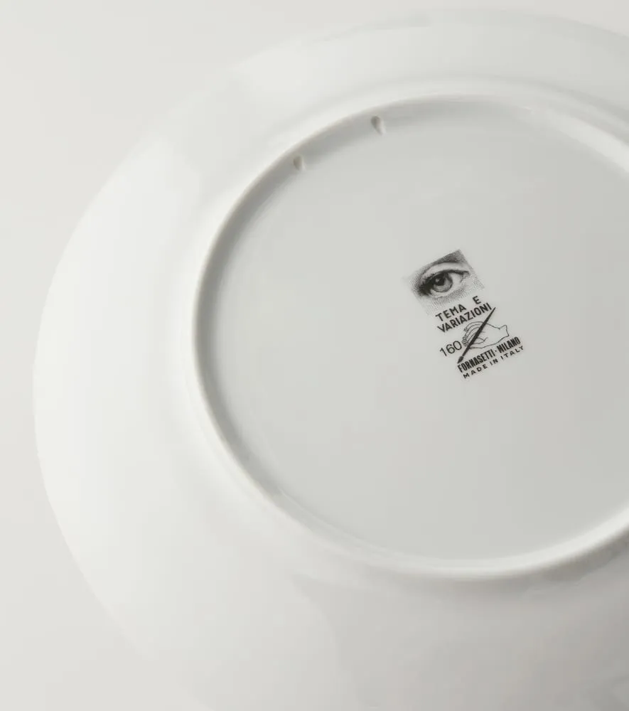 Cupola Pantheon Roma Plate - White, Porcelain