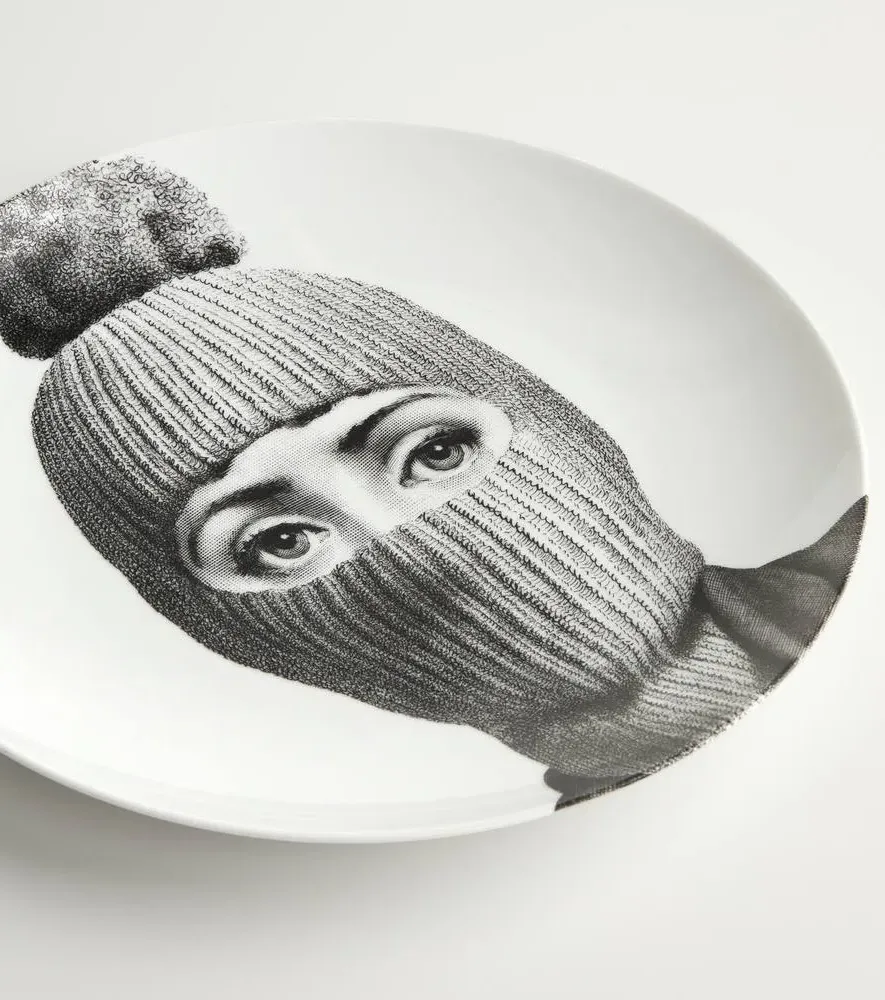 Cupola Pantheon Roma Plate - White, Porcelain